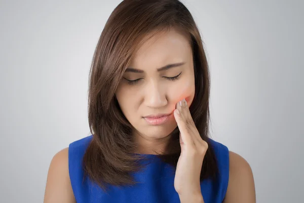 Have a toothache — Stock Photo, Image