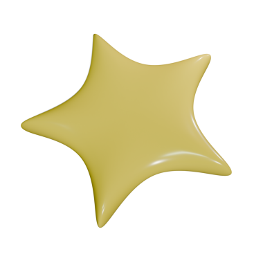 golden star üzerinde beyaz izole