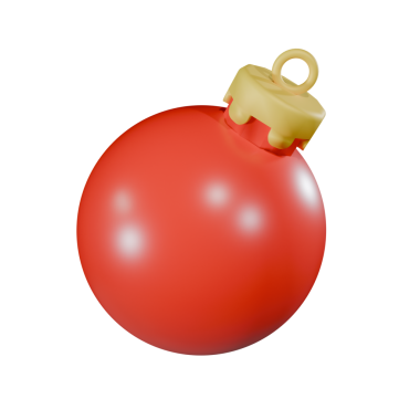 Siyah arka planda kırmızı noel balosu. vektör