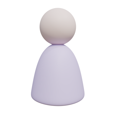 Siyah arkaplan üzerinde izole edilmiş beyaz bir figürün 3 boyutlu görüntülenmesi.