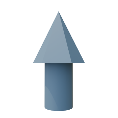 Bir ok simgesinin 3 boyutlu görüntüsü