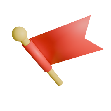 bayrak simgesi, çizgi film tarzı