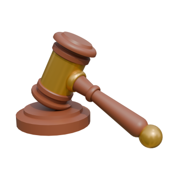 Yargıç Tokmak 'ın üç boyutlu resmi beyaz arka planda izole edildi