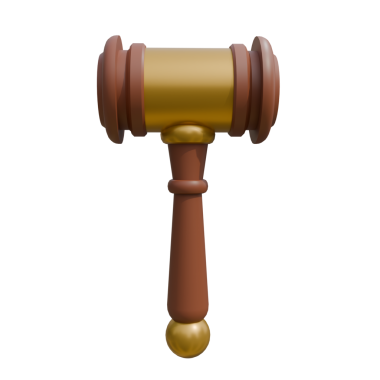 Siyah arka planda çekiç. 3d illüstrasyon