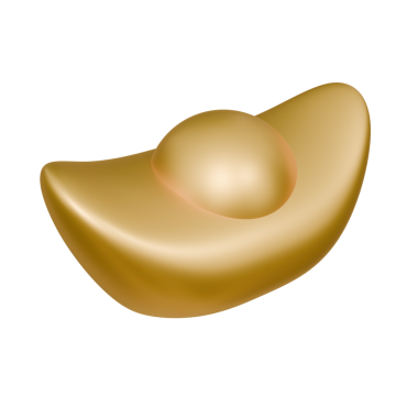 Altın şeklinde 3 d altın yumurta