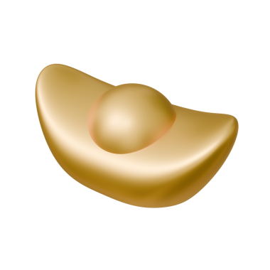 Beyaz arka planda izole edilmiş altın noel şapkası. Noel süslemesi. 3d oluşturma