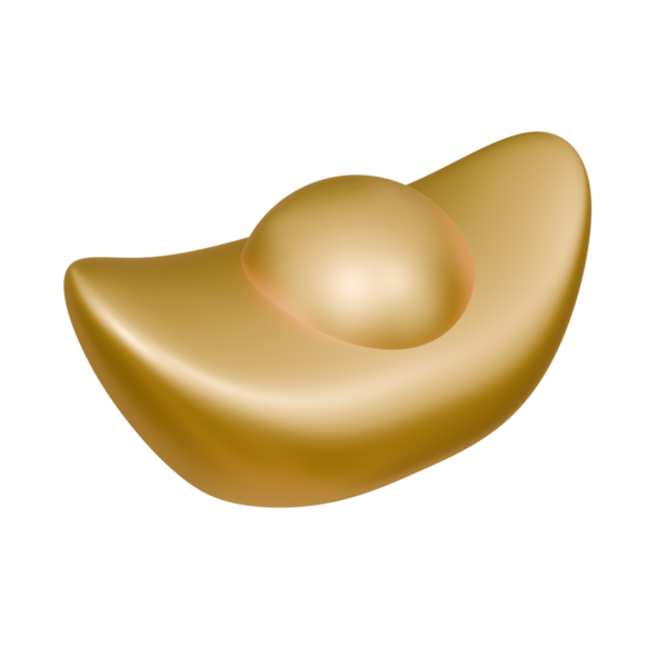 Altın şeklinde 3 d altın yumurta