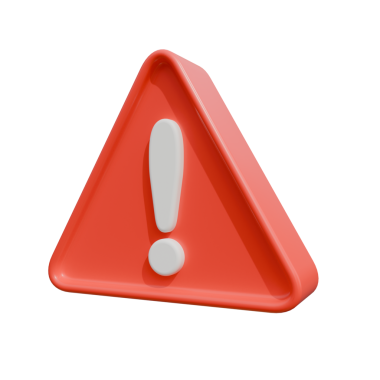 Uyarı ünlem simgesi, çizgi film biçimi