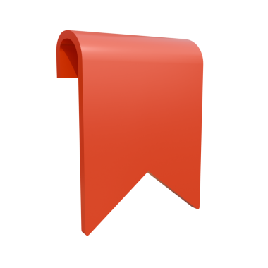 kırmızı kağıt etiket simgesi