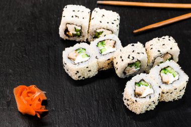 Suşi. Kayıtta. Nigiri. Maki. Suşi Seti