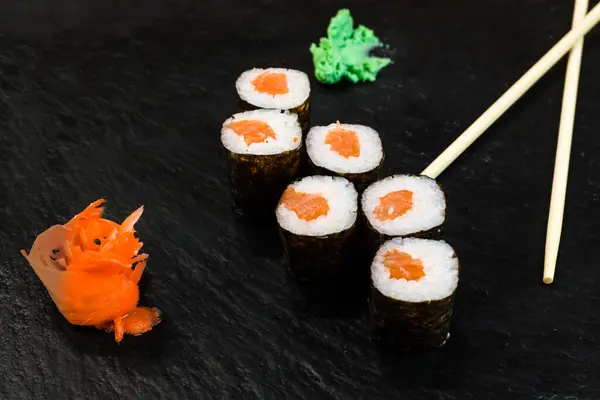 Sushi Rolls Nigiri Maki Sushi Set — Stok Foto