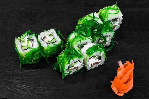 Sushi Rolls Nigiri Maki Sushi Set — Stok Foto