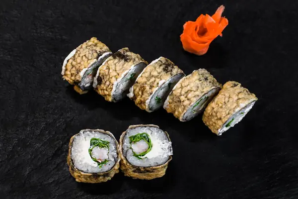 Sushi Rolls Nigiri Maki Sushi Set — Stockfoto