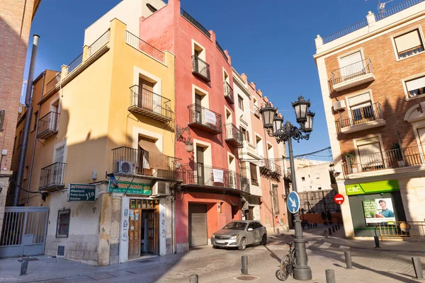 Orihuela Spain November 2019 Empty Street Old Spanish Town Colorful — 图库照片