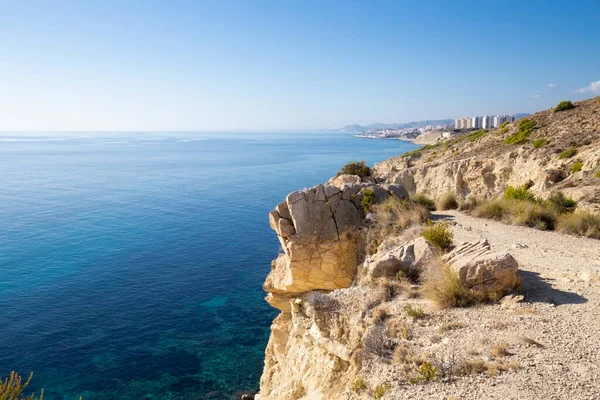 Natural Park Residential Complex Sea Cala Fenistrat Benidorm Spain — Stock Photo, Image