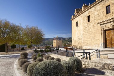 Caravaca, Murcia province, Spain - 17 November 2017 : Panorama of Caravaca De La Cruz, Pilgrimage site, Spain clipart