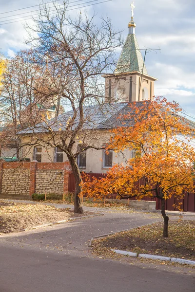 Православный женский монастырь в Молдовой — стоковое фото