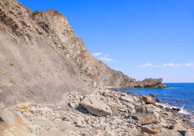 Kırım'da güneşli kıyı şeridi