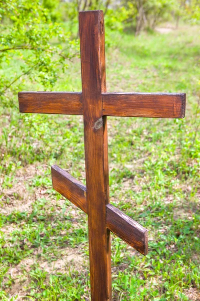 Kruis gemaakt van hout — Stockfoto