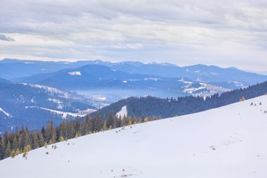 karlı dağ manzarası