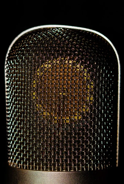 Microphone recording surface — Stock Photo, Image