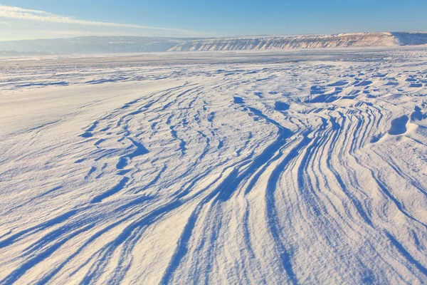 Panoramic view of frozen landscape — Stock Photo, Image