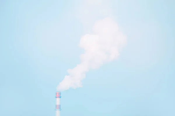 Tubo Fábrica Con Humo Industrial Problema Medioambiental Mundial —  Fotos de Stock