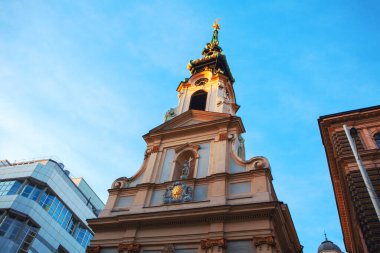 Viyana 'da Stiftskirche. Neubau 'daki kilise, Wien Austria
