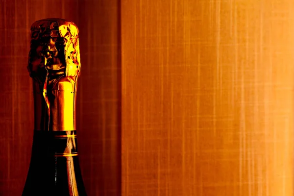 Champagne Bottle Wine Bottle Gradient Light — Stock Photo, Image