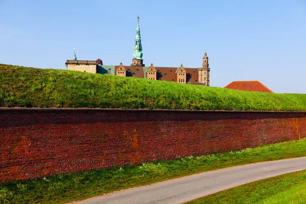 Fortificação Castelo Kronborg Forte Medieval Escandinavo Famoso Castelo Helsingor Dinamarca — Fotografia de Stock