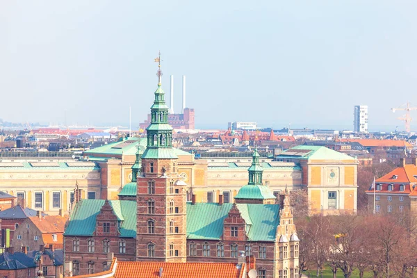 Castello Rosenborg Paesaggio Urbano Copenaghen Danimarca Capitale Architettura Della Città — Foto Stock