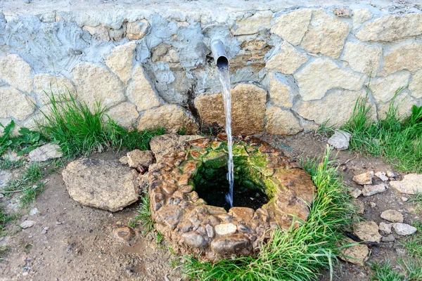 Fresh Water Spring Source Underground Freshwater — Stock Photo, Image