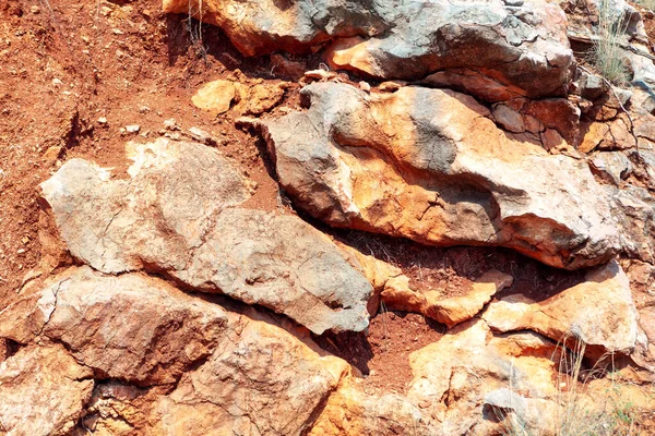 Gekarteld Rotsoppervlak Cliff Rock Textuur — Stockfoto