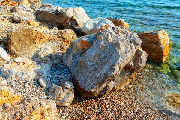 Seaside Rocks Big Stones Sea Shore — Stock Photo, Image