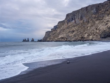 Kumsalda Vik, İzlanda