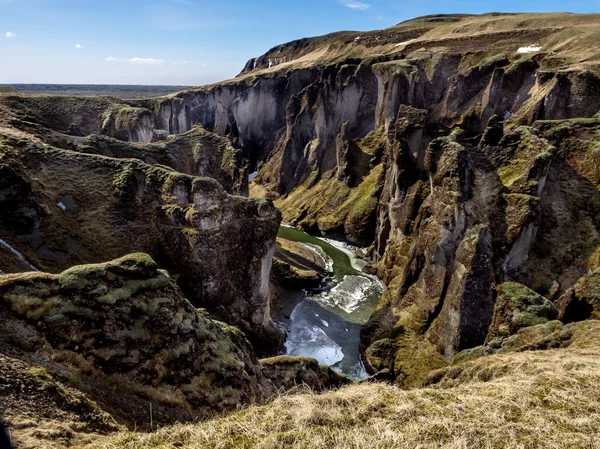 Ледниковый каньон Исландии — стоковое фото