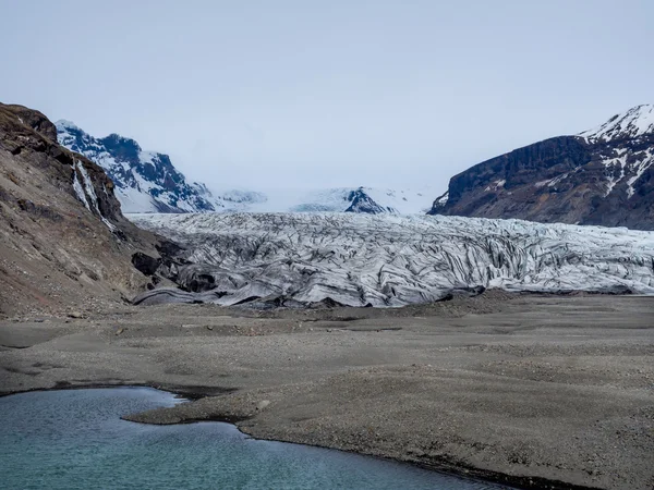 Bocca del ghiacciaio Skaftafell — Foto Stock