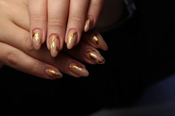 Manicure Moda Unghie Bellissimo Sfondo Materico — Foto Stock