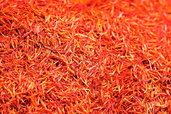 Saffron Celý Snímek Jako Pozadí — Stock fotografie