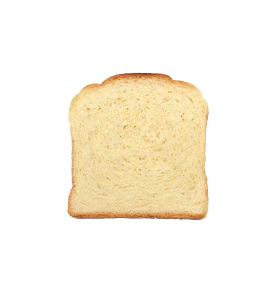 Sandwich Brood Geïsoleerd Witte Achtergrond — Stockfoto