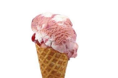    Dondurma - Çilek ve Vanilya                            