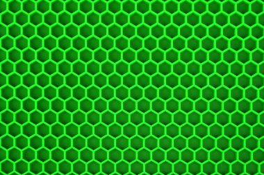                         Yeşil altıgen şekilli doku arkaplanı    