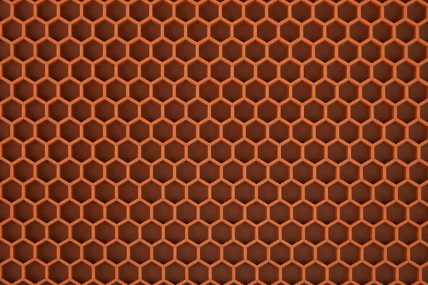 Brun Hexagone Texture Fond — Photo
