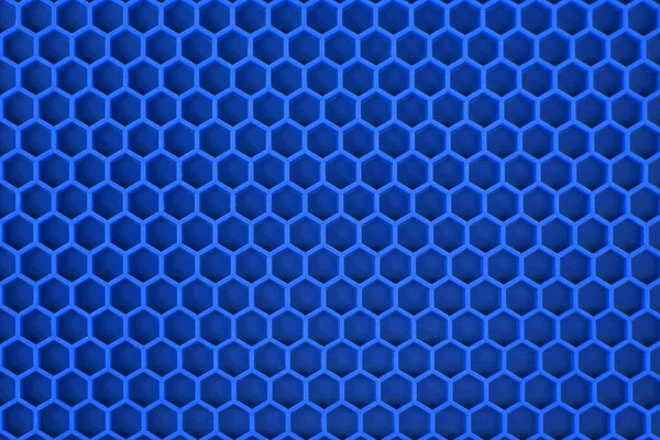 Azul Hexágono Forma Fundo Textura — Fotografia de Stock
