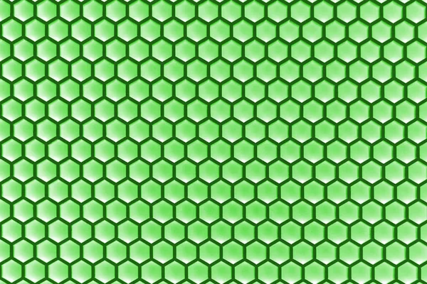 Grön Hexagon Formad Konsistens Bakgrund — Stockfoto