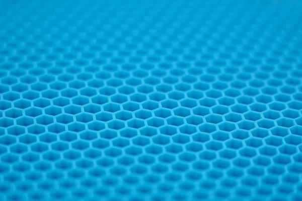 Mavi Altıgen Şekilli Doku Arkaplanı — Stok fotoğraf