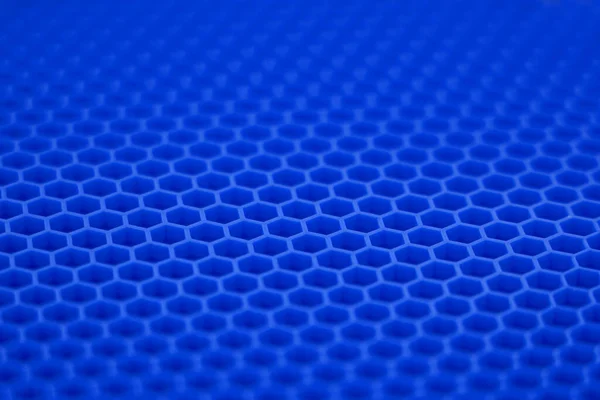 Azul Hexágono Textura Fondo —  Fotos de Stock