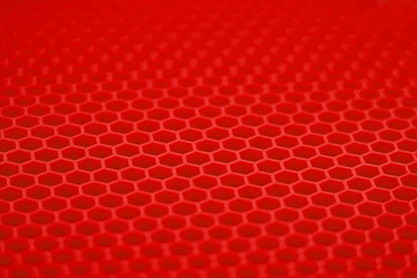 Fond Texture Hexagonale Rouge — Photo