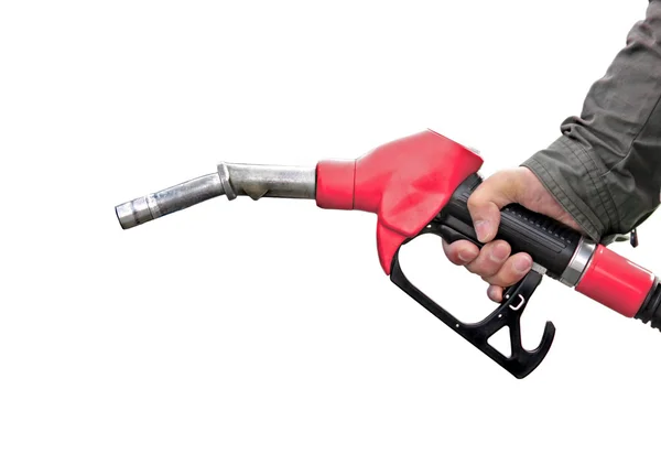 Red petrol pomp — Stock Photo, Image