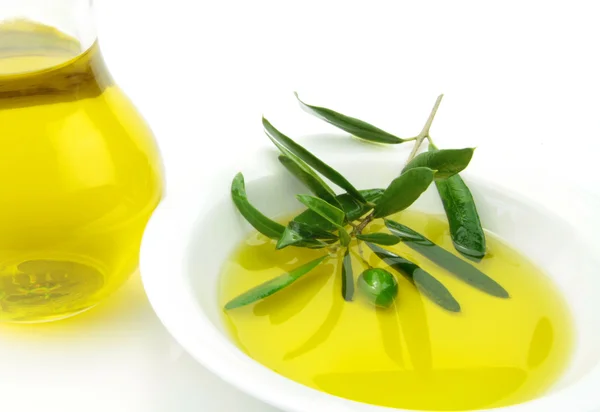 Olio di oliva biologico — Foto Stock